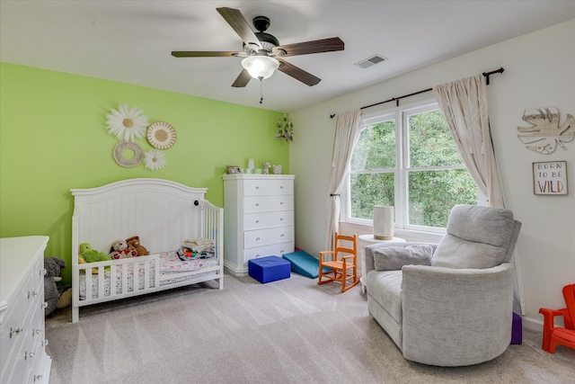 32 Creekside Dr, Aiken, SC 29803 - bedroom featuring carpet and ceiling fan