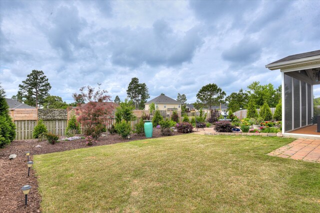 4932 Fairmont Dr, Graniteville, SC 29829 - view of yard with fence and a sunroom