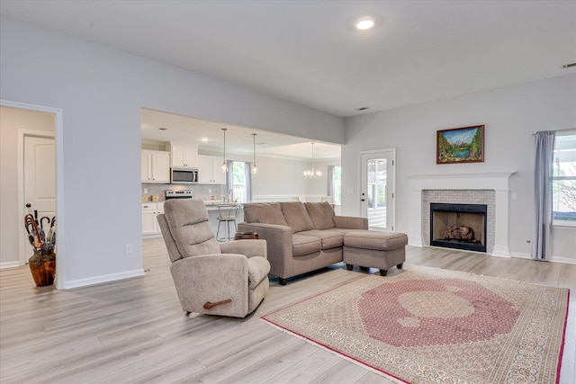4932 Fairmont Dr, Graniteville, SC 29829 - living room with plenty of natural light, light wood finished floors, and baseboards