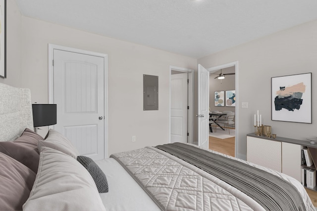 2247 Archer Ln, Augusta, GA 30906 - bedroom with electric panel and wood finished floors