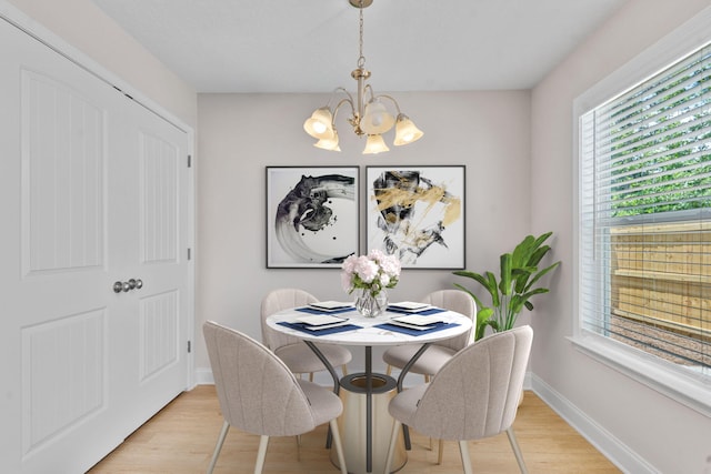2247 Archer Ln, Augusta, GA 30906 - dining area featuring a chandelier and light wood-style flooring