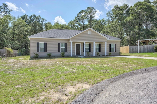 4921 Mossycup Ct, Hephzibah, GA 30815 - ranch-style home with a porch