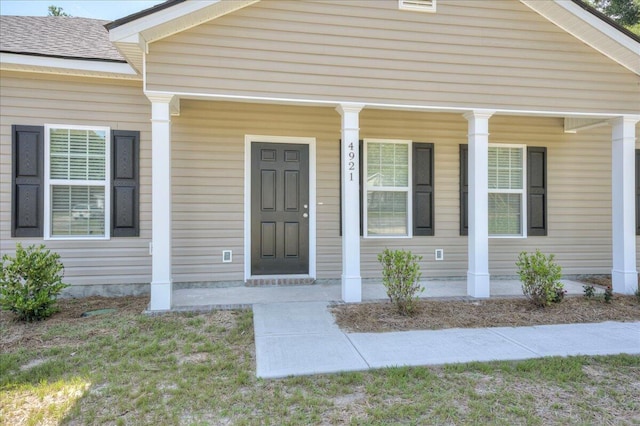 4921 Mossycup Ct, Hephzibah, GA 30815 - property entrance with a porch