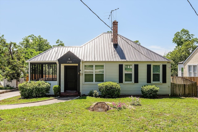 1738 Kissingbower Rd, Augusta, GA 30904 - bungalow-style home with a chimney and a metal roof