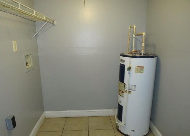 utilities featuring electric water heater