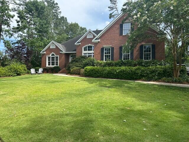 3218 Ramsgate Rd, Augusta, GA 30909 - view of front of home with a front lawn and brick siding