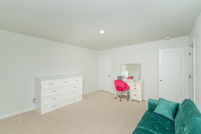 6058 Whitewater Dr, North Augusta, SC 29841 - living area featuring light carpet and baseboards