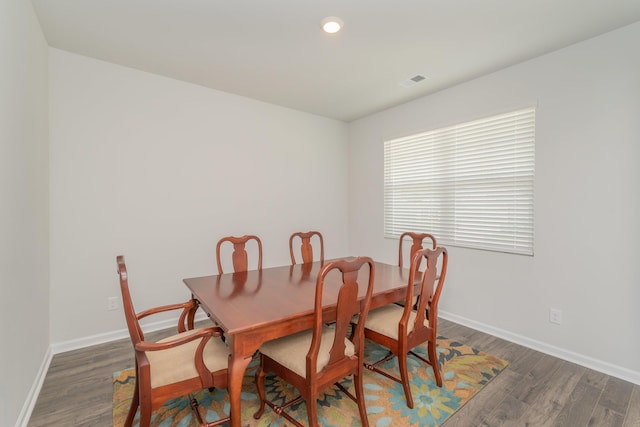 6058 Whitewater Dr, North Augusta, SC 29841 - dining room featuring wood finished floors and recessed lighting