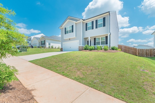 6058 Whitewater Dr, North Augusta, SC 29841 - view of front facade with an attached garage and concrete driveway