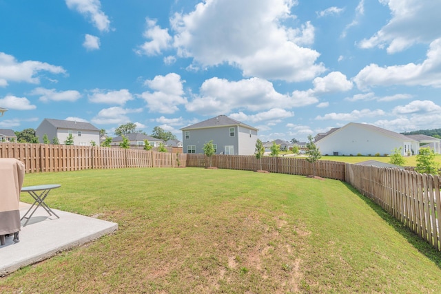 6058 Whitewater Dr, North Augusta, SC 29841 - fenced backyard with a residential view and a patio