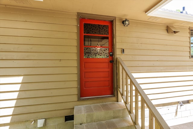 view of property entrance