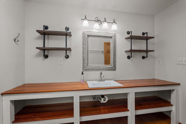 bathroom with a sink