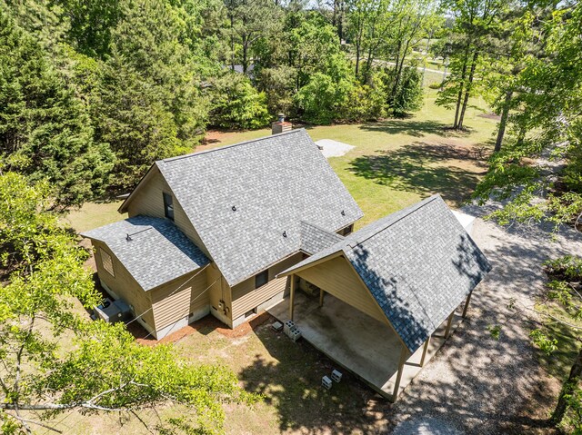 drone / aerial view