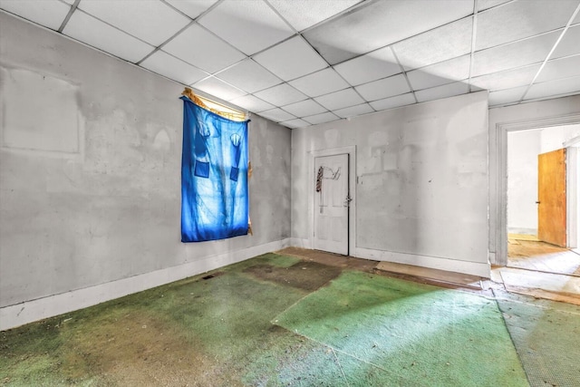 485 Adams St, Sparta, GA 31087 - entryway featuring a paneled ceiling