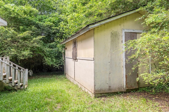 485 Adams St, Sparta, GA 31087 - view of shed with stairs