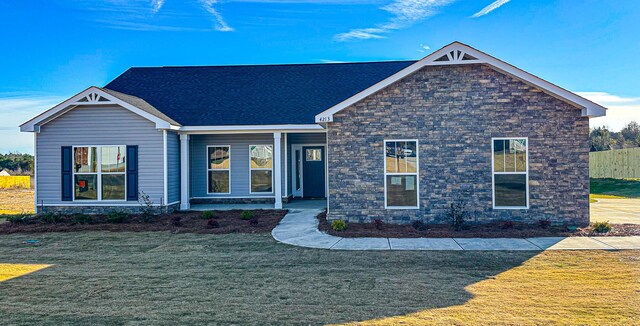 1675 Pine Ridge Dr N, Hephzibah, GA 30815 - view of front of house featuring stone siding