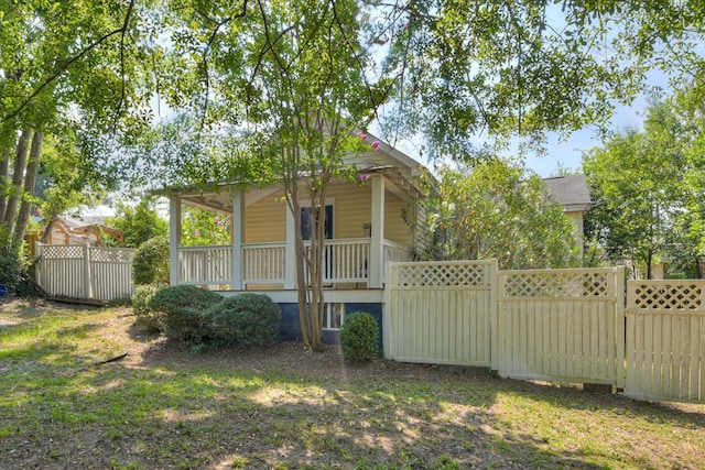 1703 Marion Ave, North Augusta, SC 29841 - view of front of house with covered porch