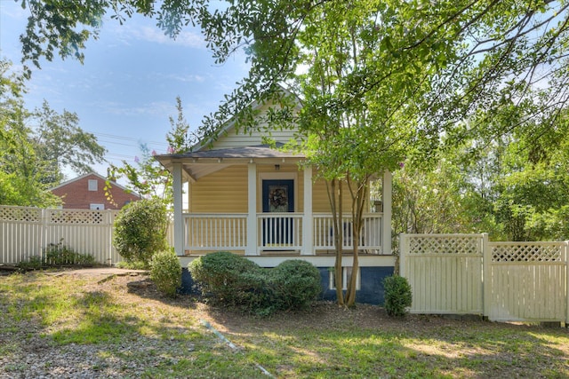 1703 Marion Ave, North Augusta, SC 29841 - view of front facade featuring a porch