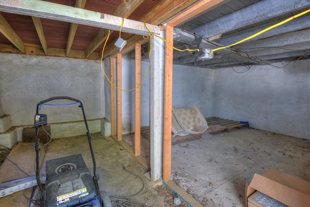 1703 Marion Ave, North Augusta, SC 29841 - view of unfinished below grade area