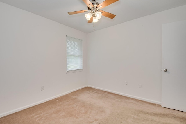 3554 Gardenbrook Dr, Augusta, GA 30906 - empty room with light carpet, baseboards, and ceiling fan