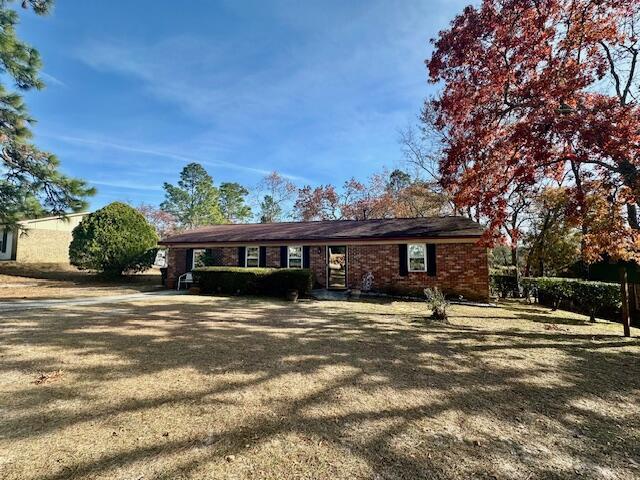 view of ranch-style house