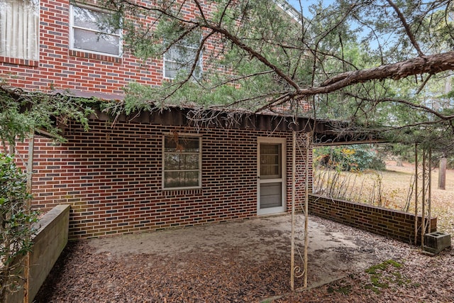 exterior space with a patio area