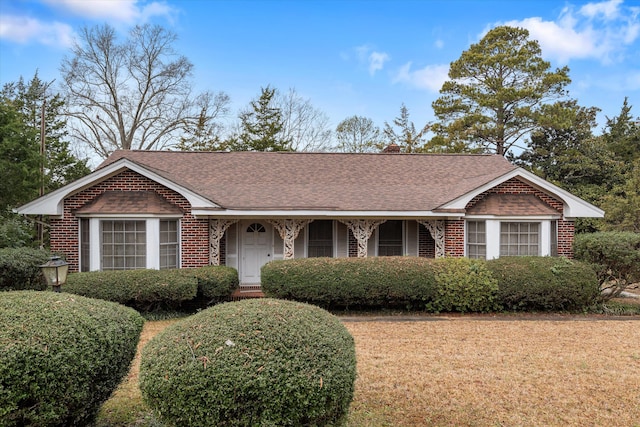 view of ranch-style home