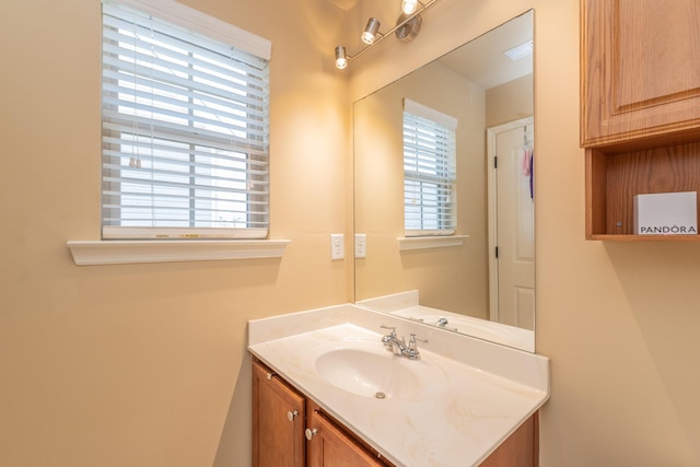 6003 Reynolds Cir, Grovetown, GA 30813 - bathroom with visible vents, plenty of natural light, and vanity
