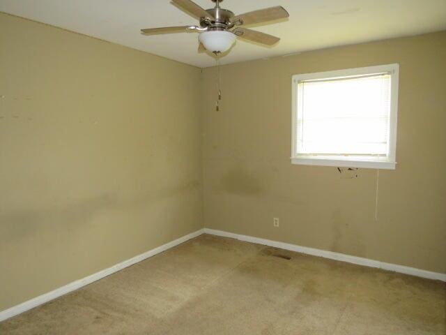 2202 Vireo Dr, North Augusta, SC 29841 - unfurnished room featuring light colored carpet and ceiling fan