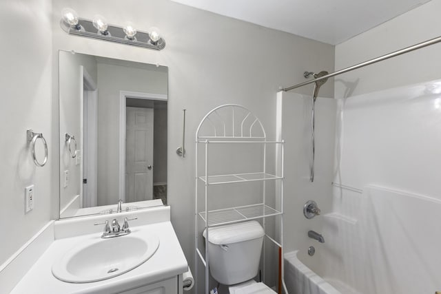 26 Charlestowne Dr, Augusta, GA 30907 - bathroom featuring toilet, shower / washtub combination, and vanity
