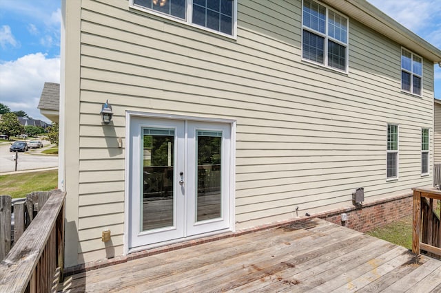 2532 Grier Cir, Evans, GA 30809 - wooden deck featuring french doors