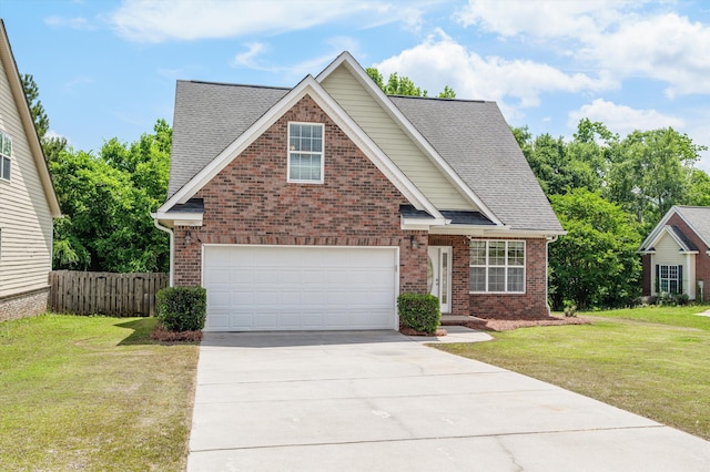 2532 Grier Cir, Evans, GA 30809 - traditional home featuring brick siding, concrete driveway, roof with shingles, and a garage