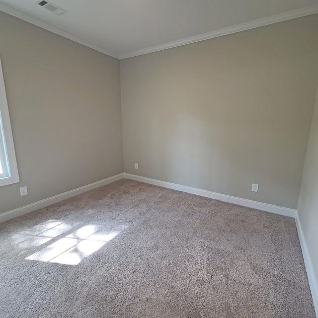 556 Hillman St, Warrenville, SC 29851 - carpeted empty room with crown molding and baseboards