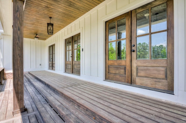 110 Collin Reeds Rd, North Augusta, SC 29860 - wooden deck with french doors