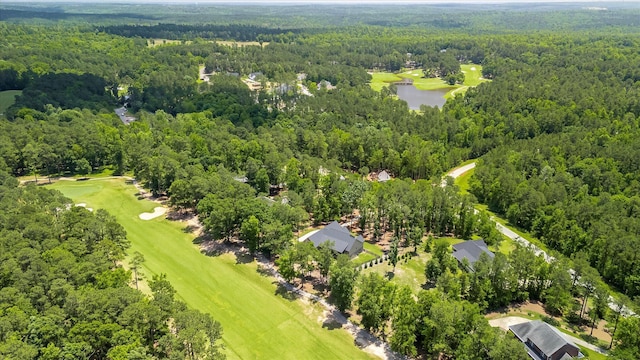 110 Collin Reeds Rd, North Augusta, SC 29860 - drone / aerial view of a heavily wooded area, a local golf course, and a large body of water
