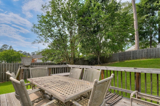 322 Farmington Dr, Evans, GA 30809 - deck with outdoor dining area