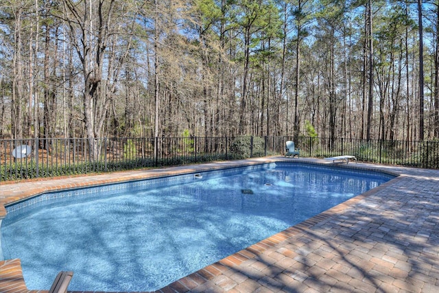 5407 Kiokee Ridge Rd, Evans, GA 30809 - view of pool with a fenced in pool, a diving board, and fence