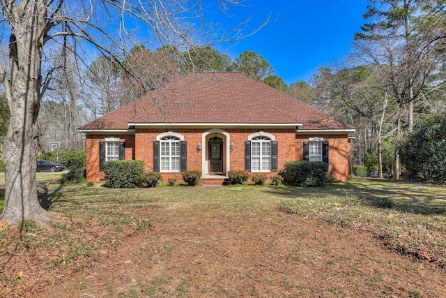 5407 Kiokee Ridge Rd, Evans, GA 30809 - view of front of property featuring brick siding and a front lawn