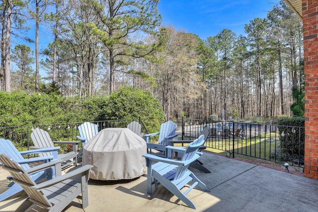 5407 Kiokee Ridge Rd, Evans, GA 30809 - view of patio / terrace featuring fence