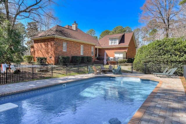 5407 Kiokee Ridge Rd, Evans, GA 30809 - view of swimming pool with fence, a fenced in pool, and a patio area