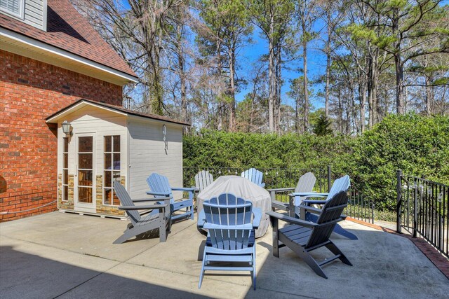 5407 Kiokee Ridge Rd, Evans, GA 30809 - view of patio / terrace featuring fence