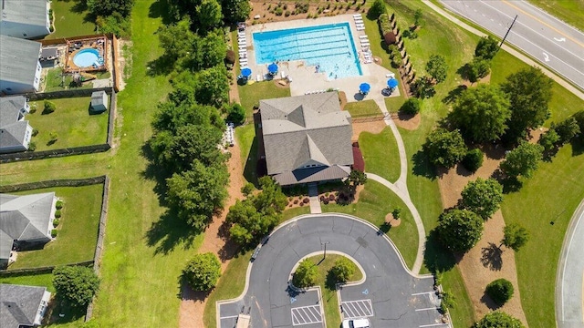 510 Sweet Meadow Dr, Grovetown, GA 30813 - aerial view of a pool