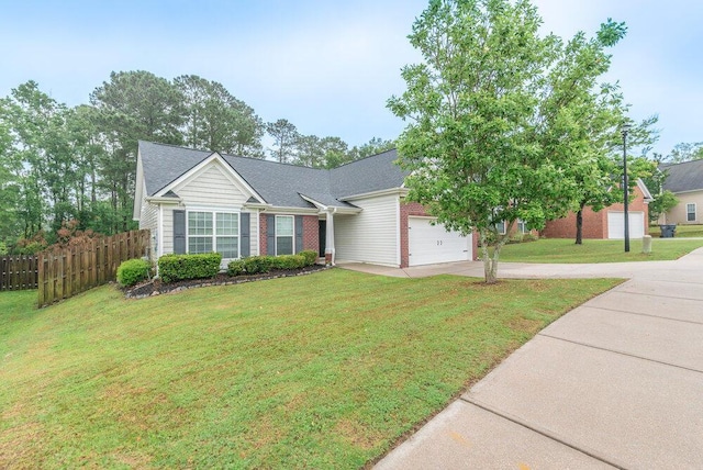 510 Sweet Meadow Dr, Grovetown, GA 30813 - view of front of property with driveway, a garage, and brick siding