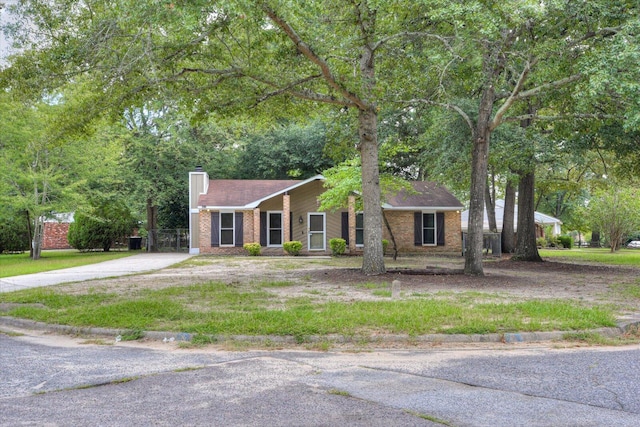 view of ranch-style house