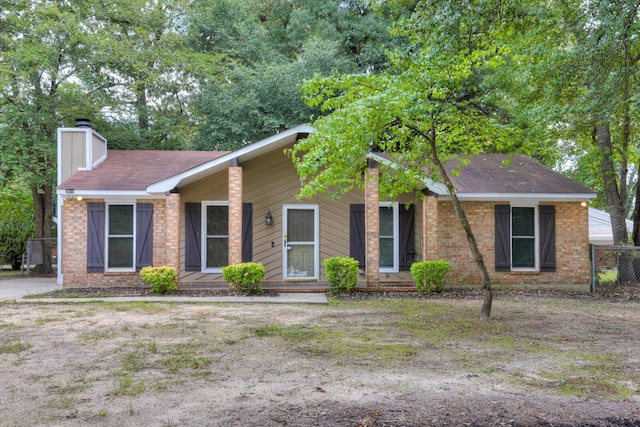 view of ranch-style home