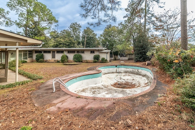 view of pool