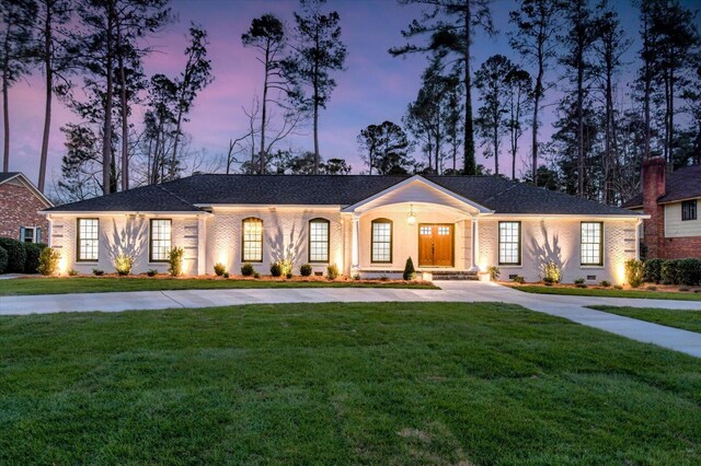 view of front of home with a porch