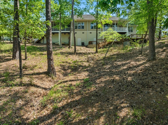 9 Caravel Cir, Mccormick, SC 29835 - view of yard with a wooden deck