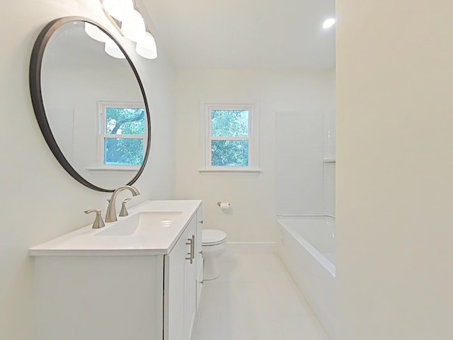 1904 Robin Rd, North Augusta, SC 29841 - full bath featuring vanity, plenty of natural light, and tile patterned flooring
