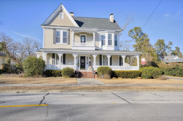 victorian home with a porch